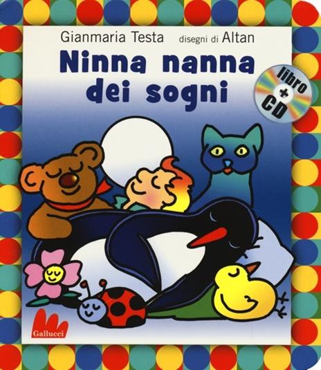 Ninna nanna dei sogni. Con CD Audio - Gianmaria Testa,Altan - copertina