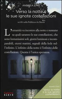 Verso la notte e le sue ignote costellazioni. Scritti sulla politica e la storia - Andrea Emo - copertina