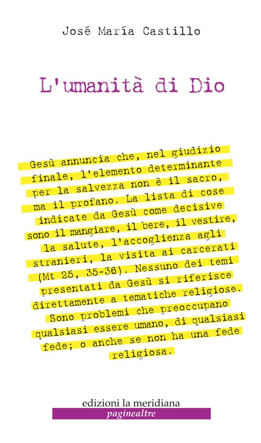 L' umanità di Dio - José Maria Castillo - ebook