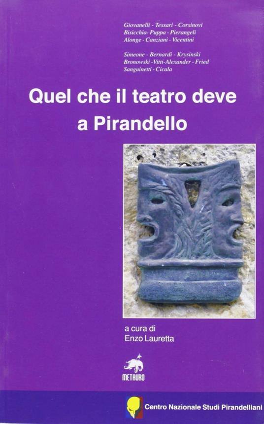 Quale che il teatro deve a Pirandello - copertina