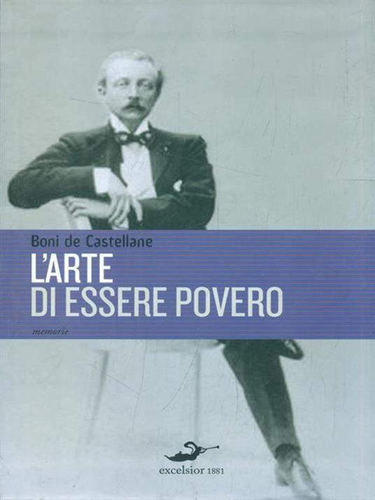 L'arte di essere povero - Boniface de Castellane - copertina