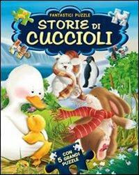 Storie di cuccioli. Con 5 puzzle - copertina