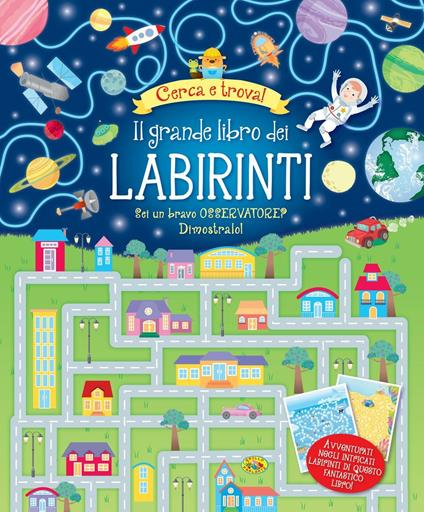 Il grande libro dei labirinti. Ediz. illustrata - copertina