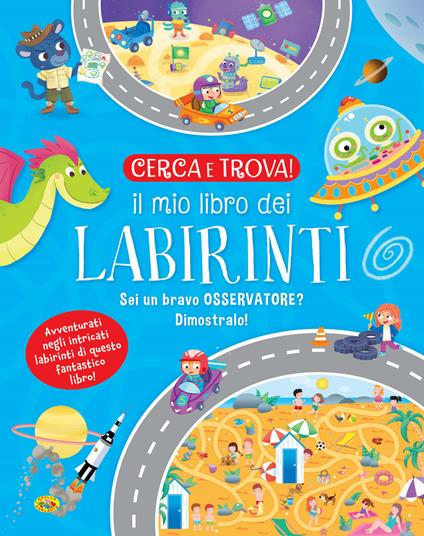 Il mio libro dei labirinti. Sei un bravo osservatore? Dimostralo! Cerca e trova! - copertina