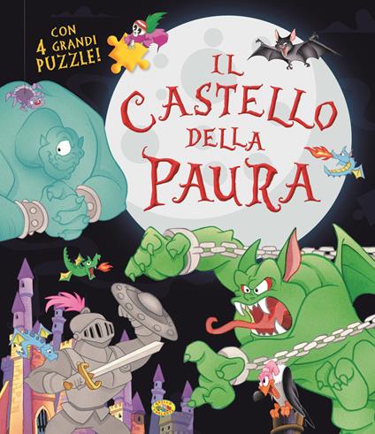 Il castello della paura. Ediz. a colori. Con 4 puzzle - copertina