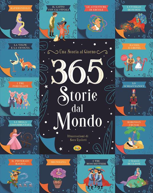 365 storie dal mondo. Ediz. illustrata - copertina