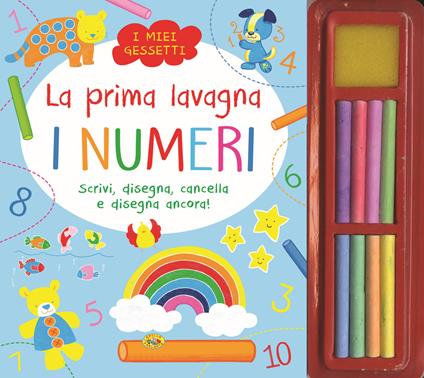 I numeri. La mia lavagna. Ediz. a colori. Con gessetti - copertina