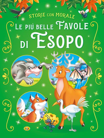 Le più belle favole di Esopo. Ediz. a colori - copertina