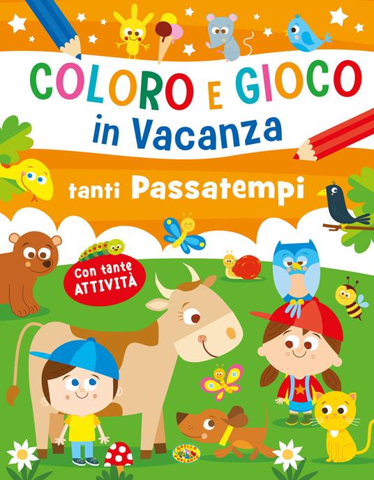 Tanti passatempi. Coloro e gioco in vacanza. Ediz. illustrata - copertina