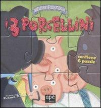 I tre porcellini. Fiabe puzzle. Ediz. illustrata - Franca Trabacchi - copertina