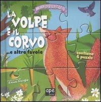 La volpe e il corvo... e altre favole. Libro puzzle. Ediz. illustrata - Elena Giorgio - copertina