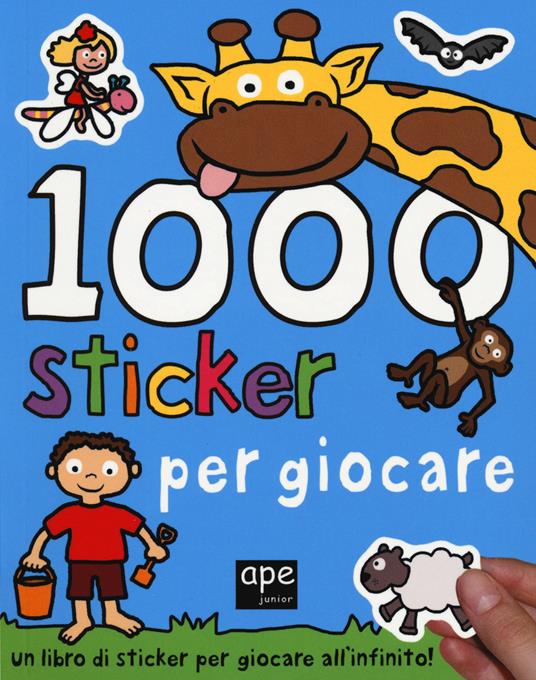 1000 sticker per giocare - copertina