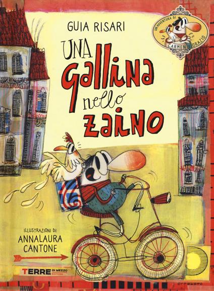 Una gallina nello zaino - Guia Risari - copertina