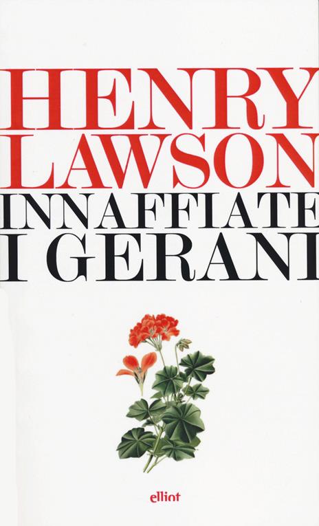 Innaffiate i gerani - Henry Lawson - copertina