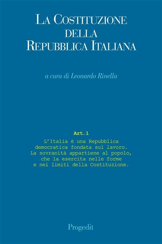 La Costituzione della Repubblica italiana - Leonardo Rinella - ebook