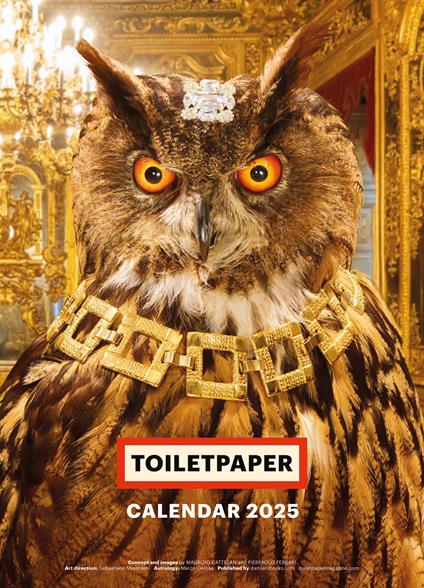 Toiletpaper Calendar 2025. Ediz. illustrata - Maurizio Cattelan,Pierpaolo Ferrari - copertina