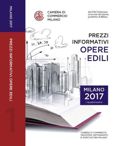 Prezzi informativi delle opere edili in Milano. Primo quadrimestre 2017 - copertina