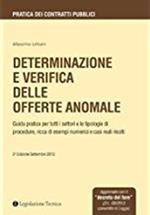 Determinazione e verifica delle offerte anomale