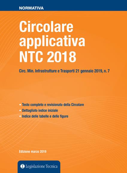 Circolare applicativa NTC 2018 - copertina
