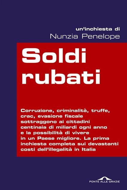 Soldi rubati - Nunzia Penelope - copertina