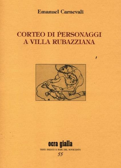 Corteo di personaggi a Villa Rubazziana - Emanuel Carnevali - copertina