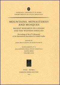 Mountains, Monasteries and Mosques. Recent Research on Ladakh and the Western Himalaya, Proceedings of the 13th Colloquium of the International Association for... - copertina