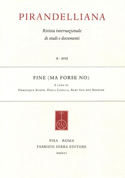 Fine (ma forse no) - copertina