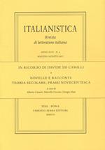 In ricordo di Davide De Camilli. Novelle e racconti: teoria secolare, prassi novecentesca