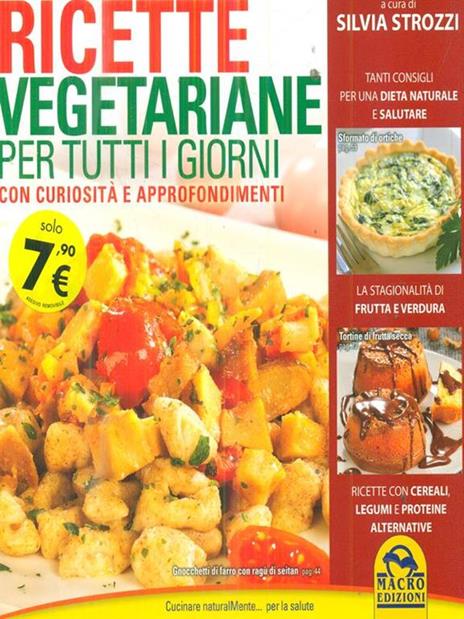 Ricette vegetariane per tutti i giorni - Silvia Strozzi - copertina