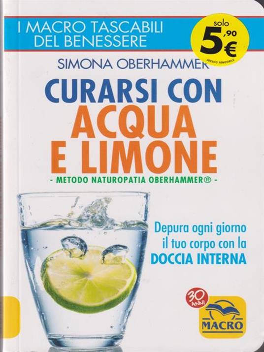 Curarsi con acqua e limone - Simona Oberhammer - copertina