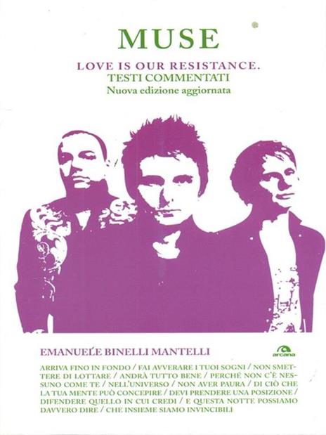 Muse. Love is our resistance. Testi commentati - Emanuele Binelli Mantelli - copertina