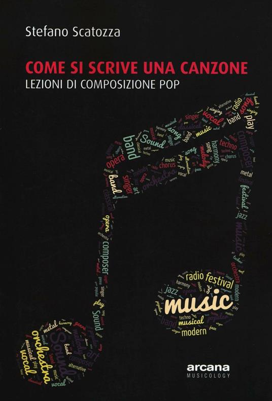 Come si scrive una canzone. Lezioni di composizione pop - Stefano Scatozza - copertina