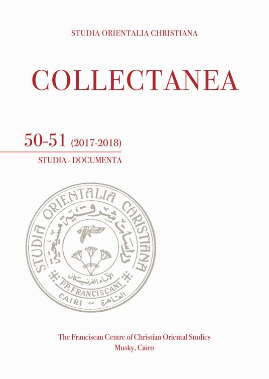 Studia orientalia christiana. Collectanea. Studia, documenta (2017-2018). Vol. 50-51 - copertina