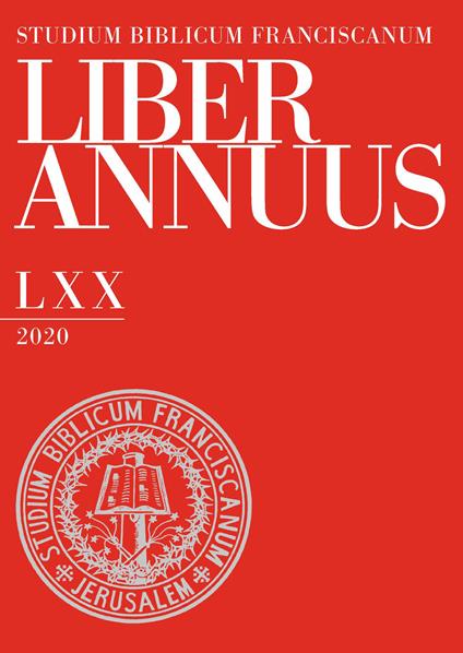 Liber annuus 2020 - copertina