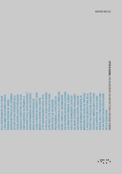 Città di suono. Per un incontro tra architettura e paesaggio sonoro - Martino Mocchi - copertina