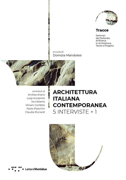 Architettura italiana contemporanea. 5 interviste + 1 - copertina