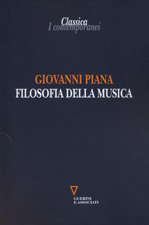 Filosofia della musica - Giovanni Piana - copertina