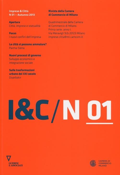 Imprese & città (2013). Vol. 1 - copertina