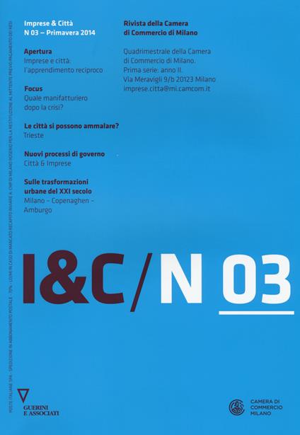 Imprese & città (2014). Vol. 3 - copertina
