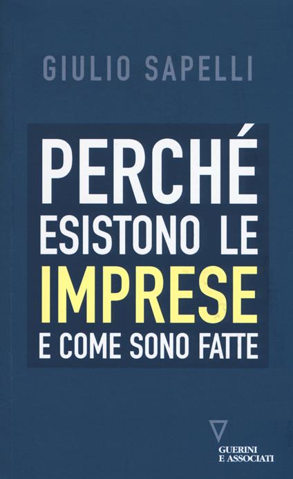 Perché esistono le imprese e come sono fatte - Giulio Sapelli - copertina