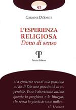 L' esperienza religiosa. Dono di senso