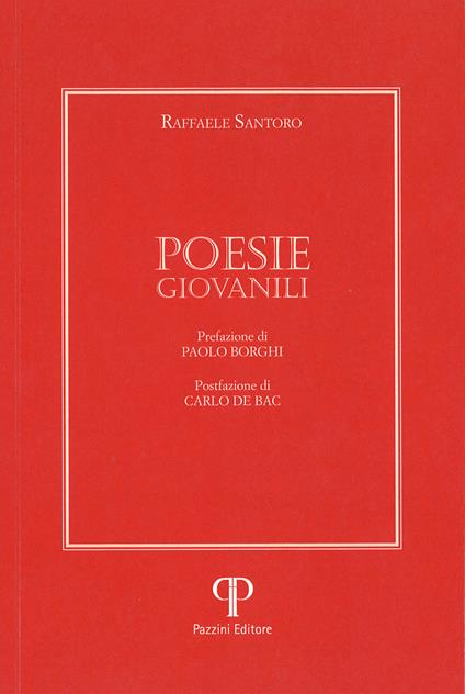 Poesie giovanili - Raffaele Santoro - copertina