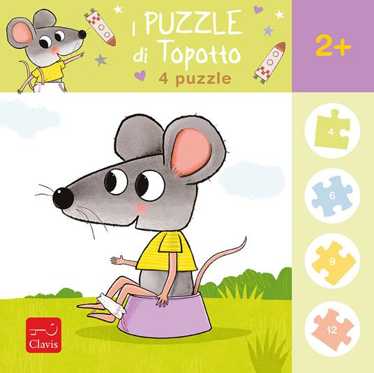 I puzzle di Topotto. Ediz. a colori - Guido Van Genechten - Libro - Clavis  - Prima infanzia