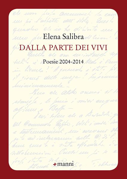 Dalla parte dei vivi. Poesie 2004-2014 - Elena Salibra - copertina