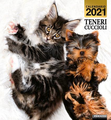 Teneri cuccioli. Calendario 2021 - copertina