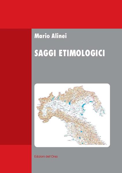 Saggi etimologici - Mario Alinei - copertina