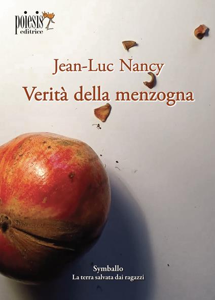 Verità della menzogna - Jean-Luc Nancy - copertina