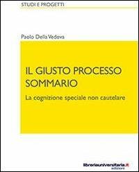 Il giusto processo sommario - Paolo Della Vedova - copertina