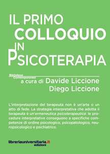 Image of Il primo colloquio in psicoterapia