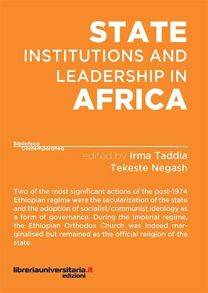 State institutions and leadership in Africa - copertina